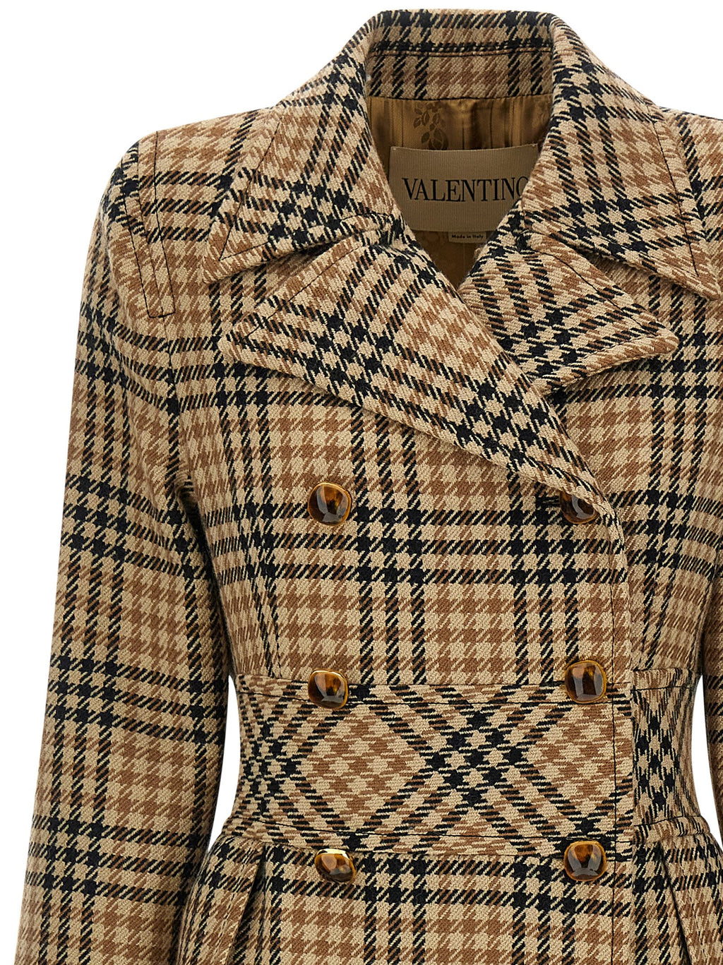 Brown Virgin Wool Coat