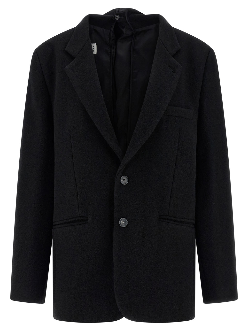 Black Virgin Wool Blazer