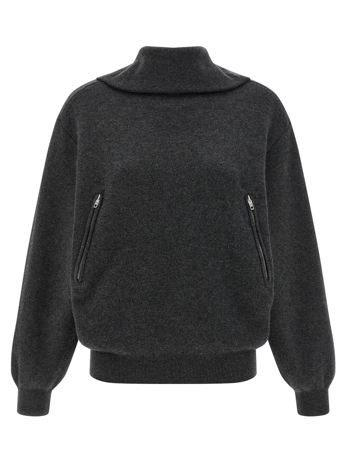 Gray Wool Cardigan