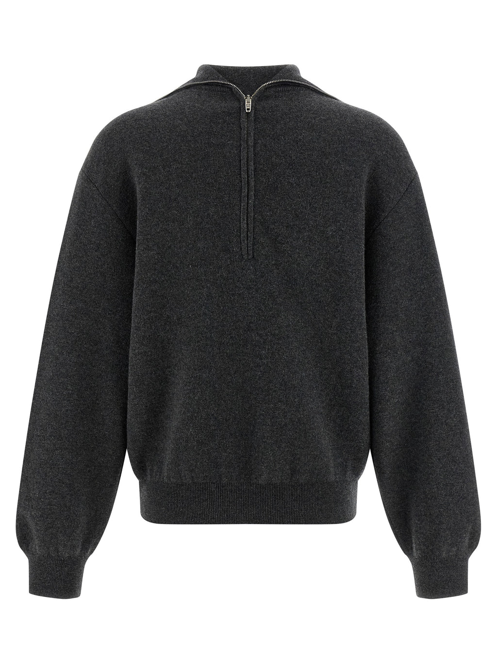 Gray Wool Cardigan