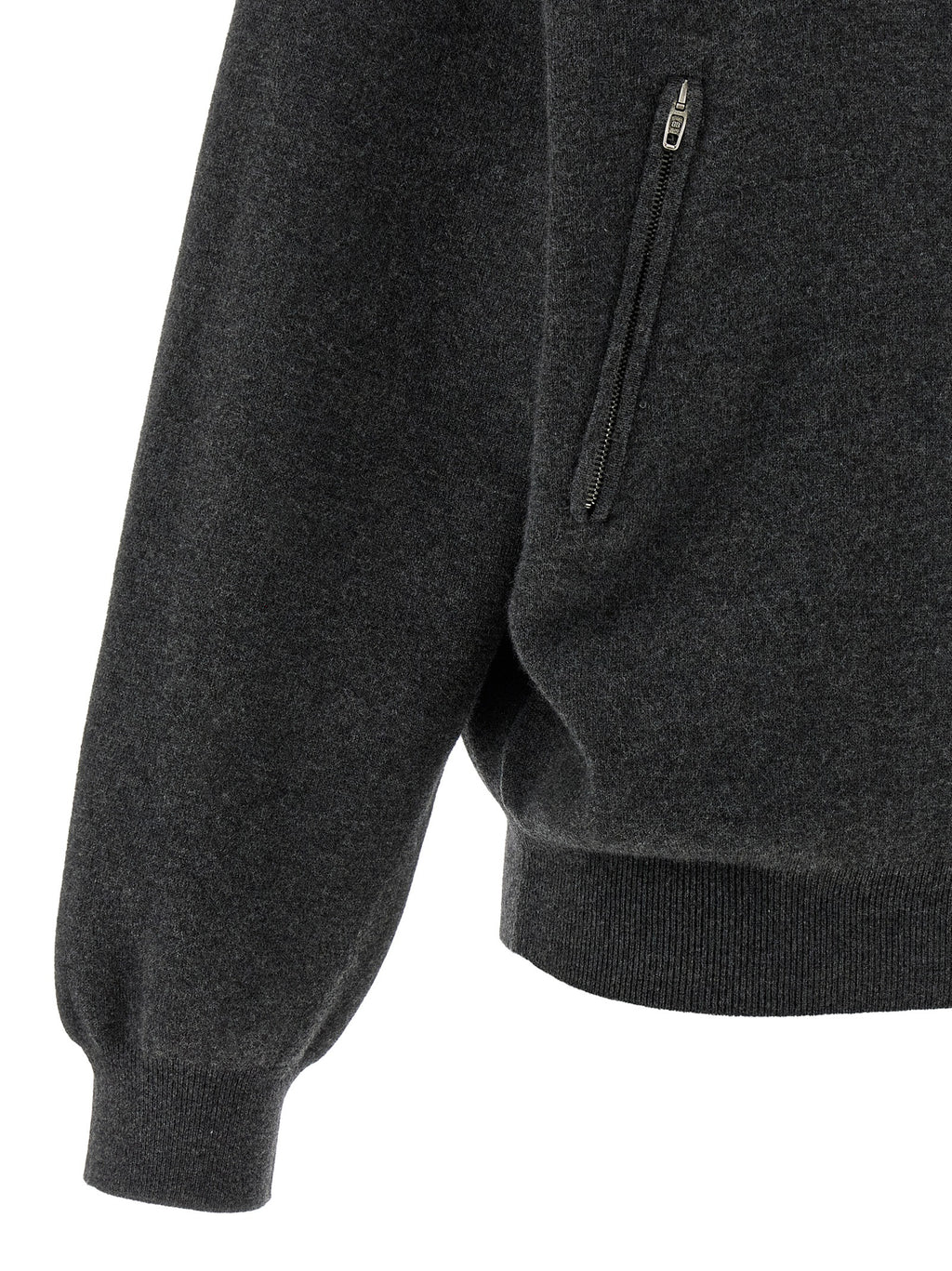 Gray Wool Cardigan