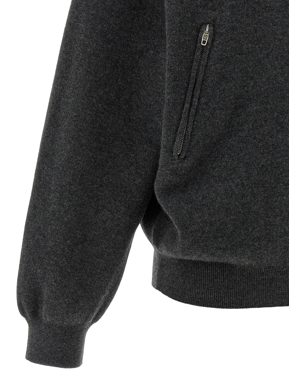 Gray Wool Cardigan