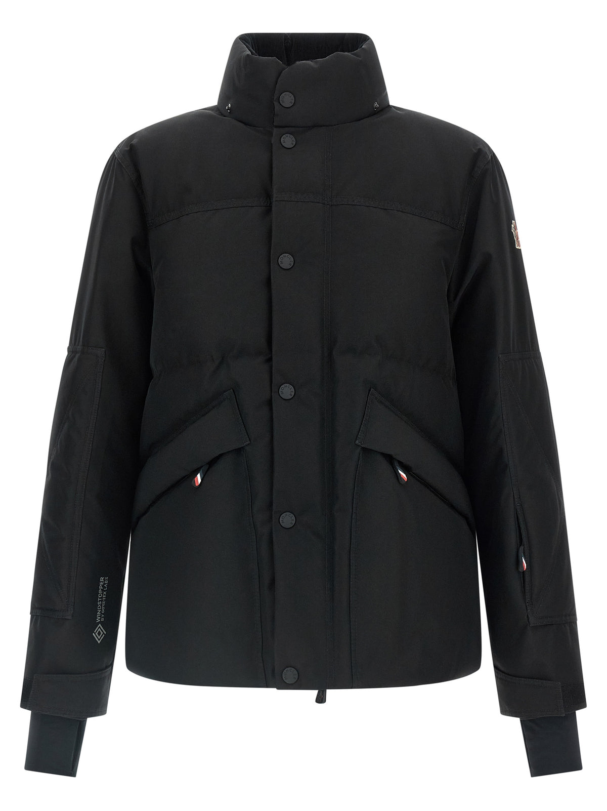 Black Polyester Shell Jacket