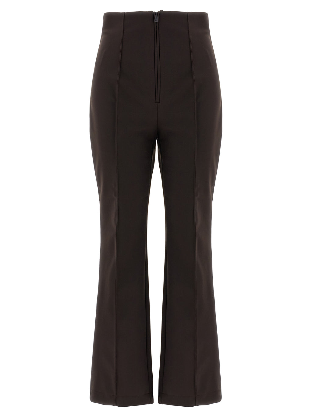 Brown Polyamide Athletic Pants