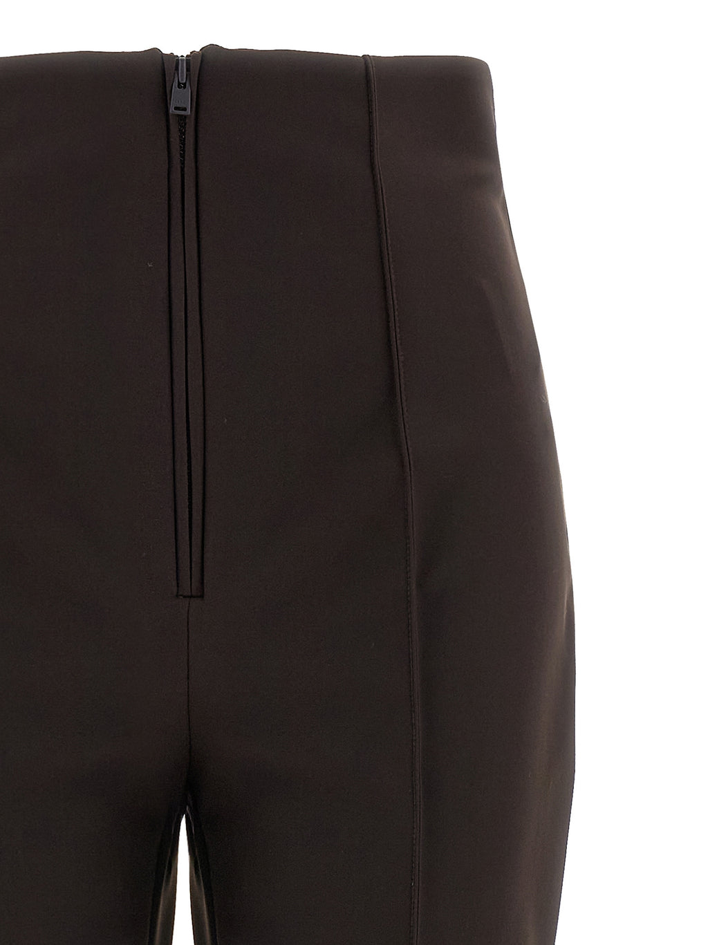 Brown Polyamide Athletic Pants