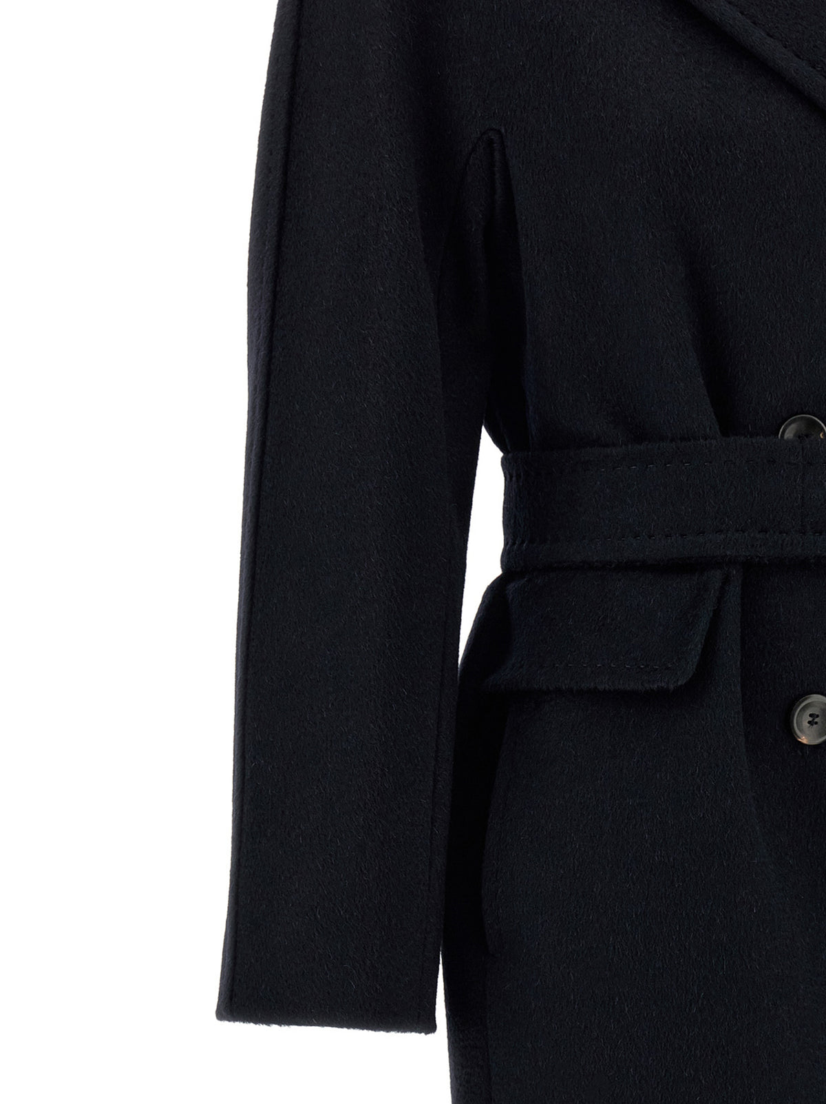 Blue Cashmere Coat