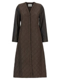Brown Polyamide Coat