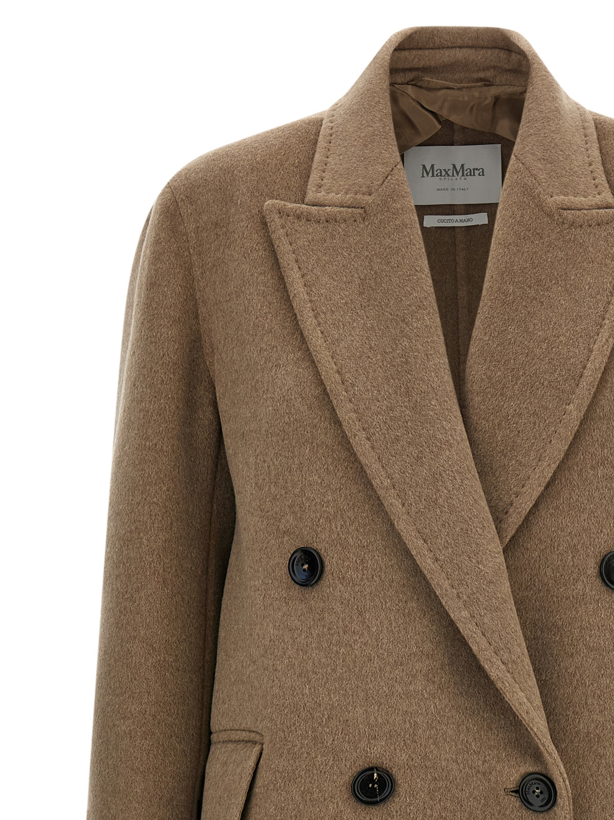 Beige Cashmere Coat