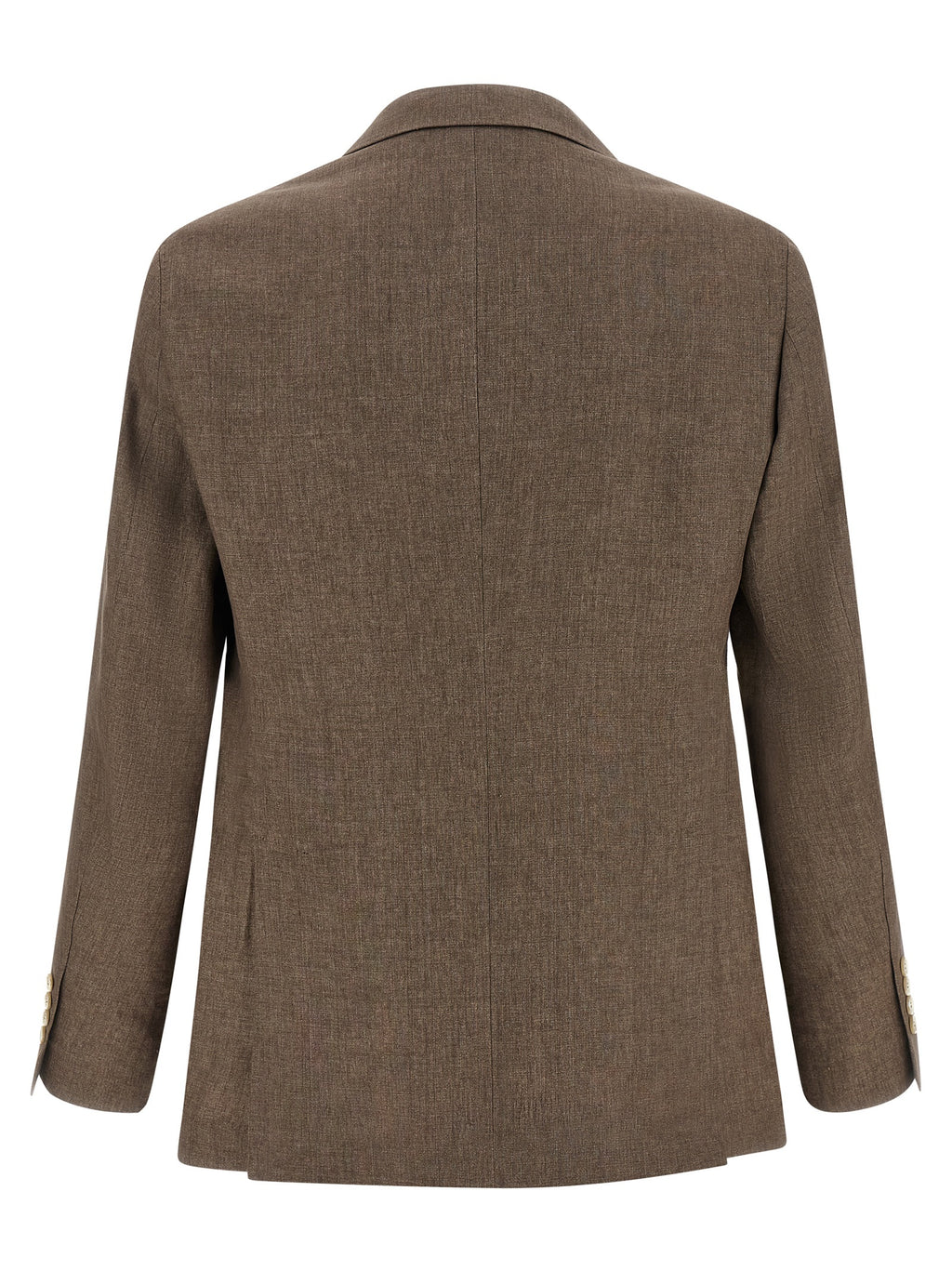 Brown Linen Blazer