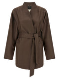 Brown Polyamide Blazer