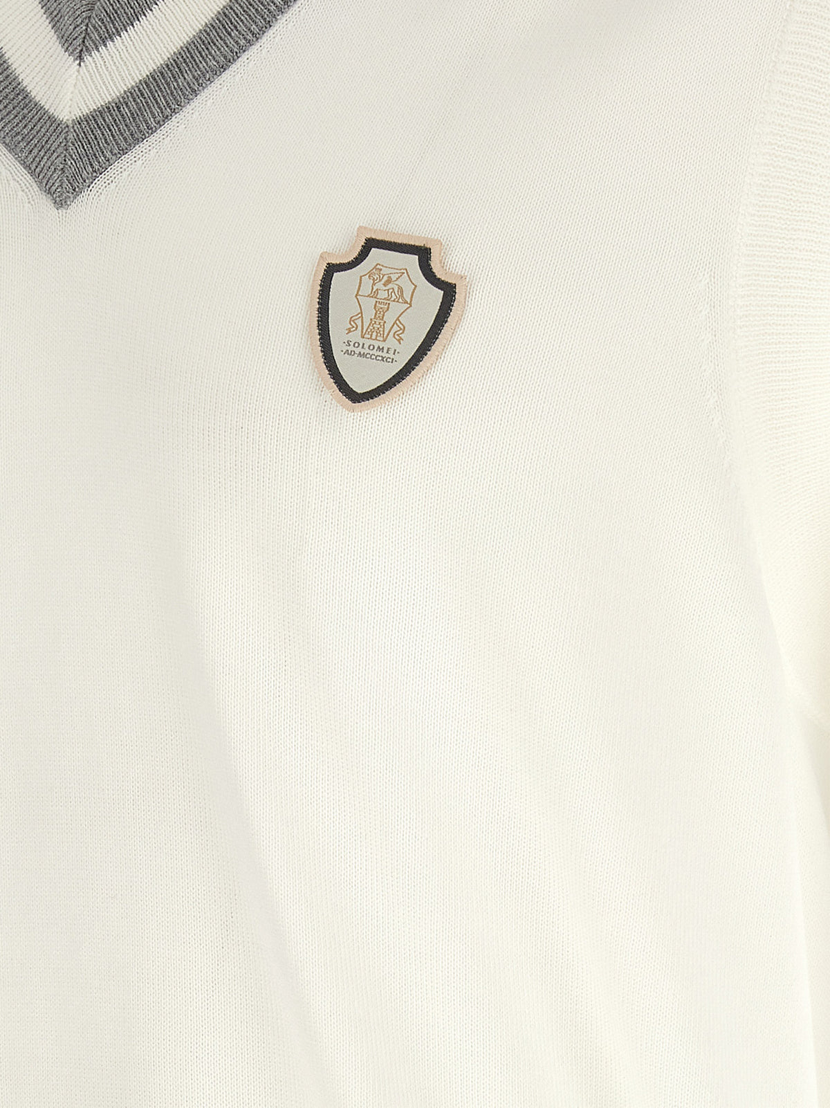 White Cotton Sweatshirt