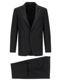 Black Virgin Wool Two-Piece Suit