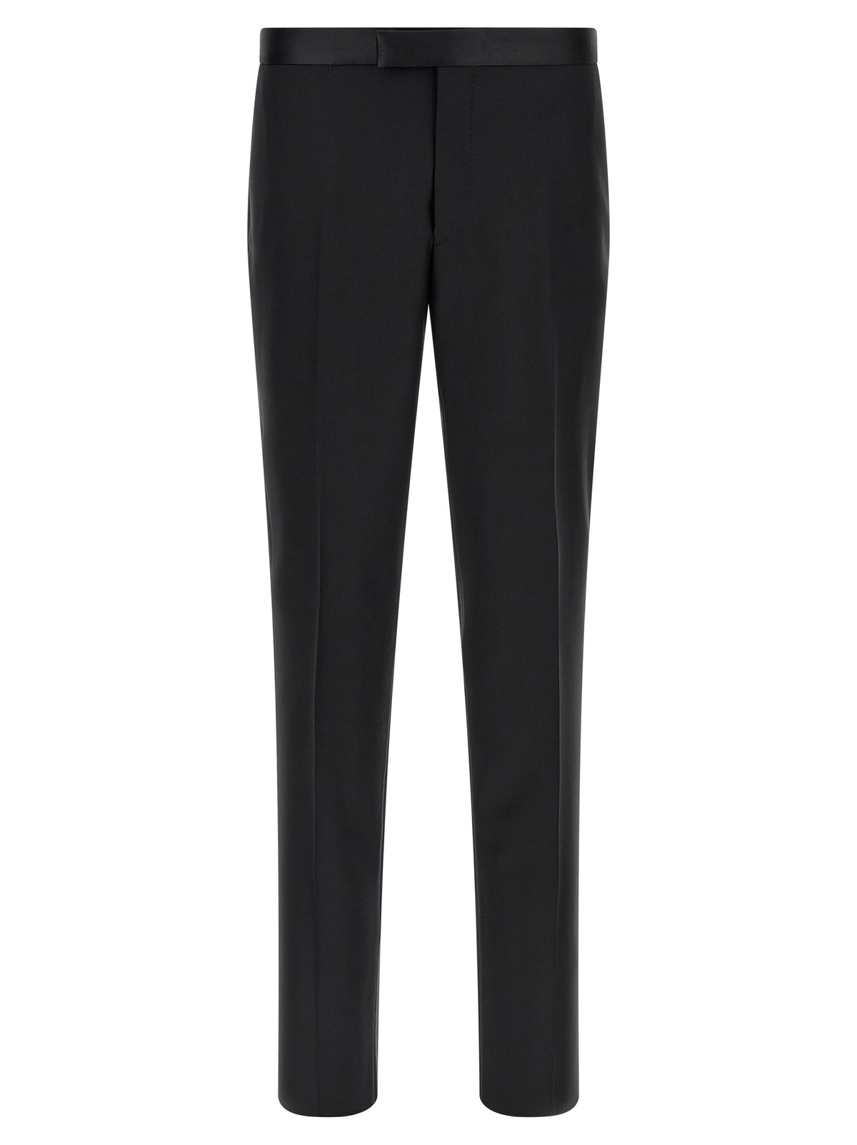 Black Virgin Wool Two-Piece Suit