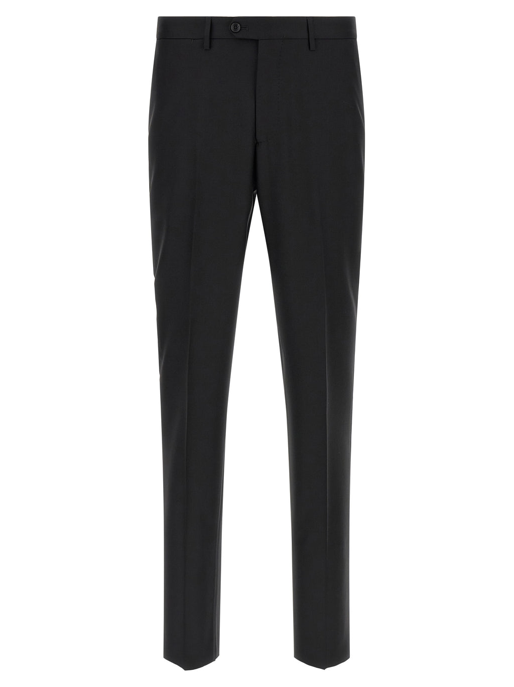 Black Virgin Wool Two-Piece Suit