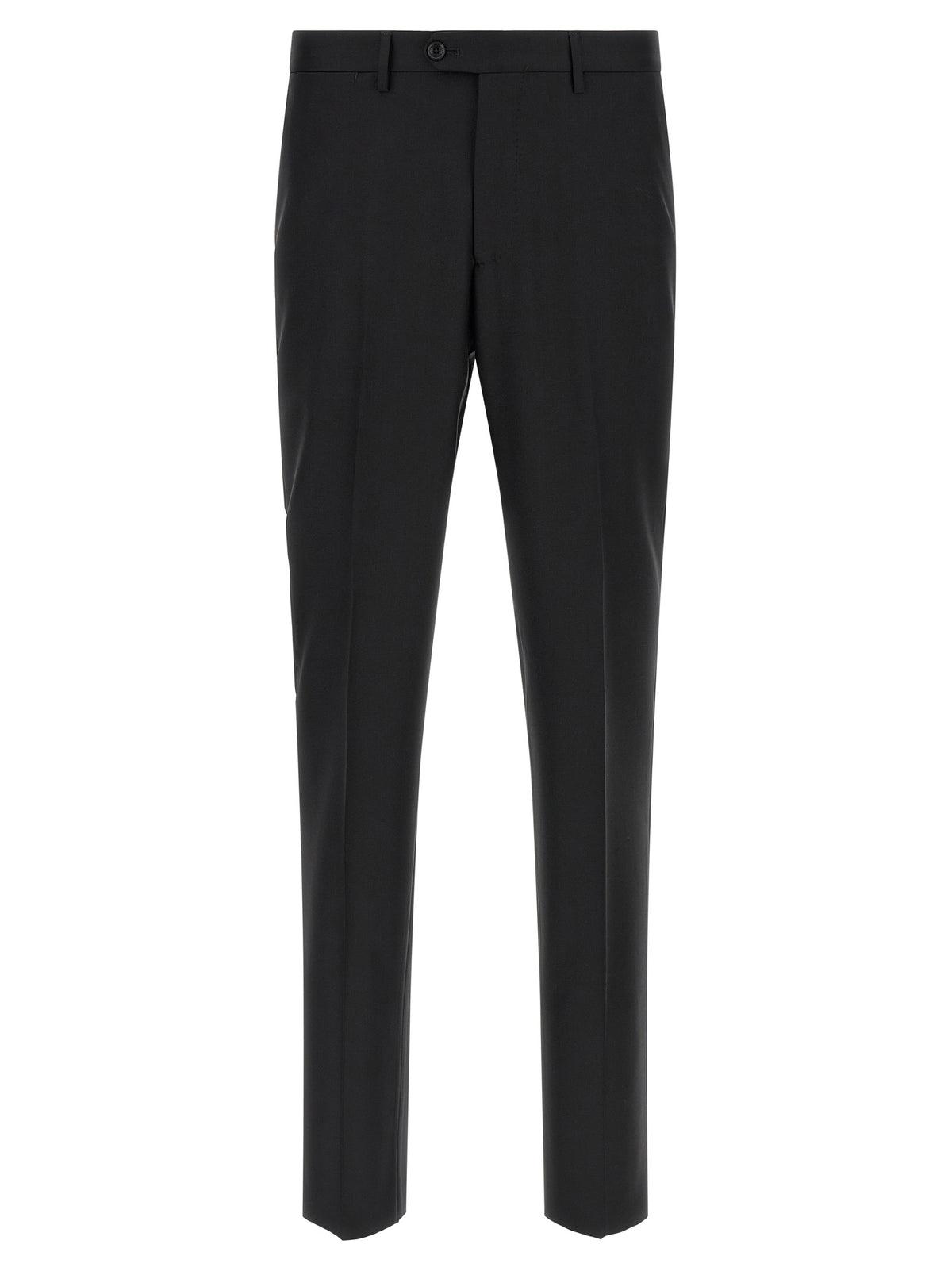 Black Virgin Wool Two-Piece Suit