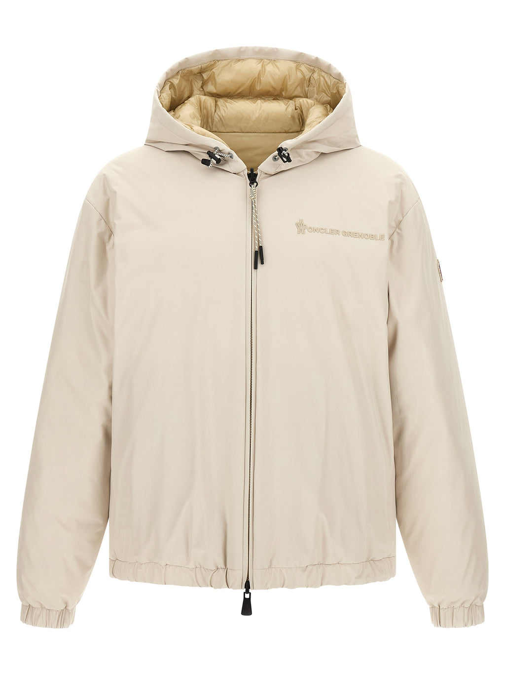 Beige Polyamide Shell Jacket