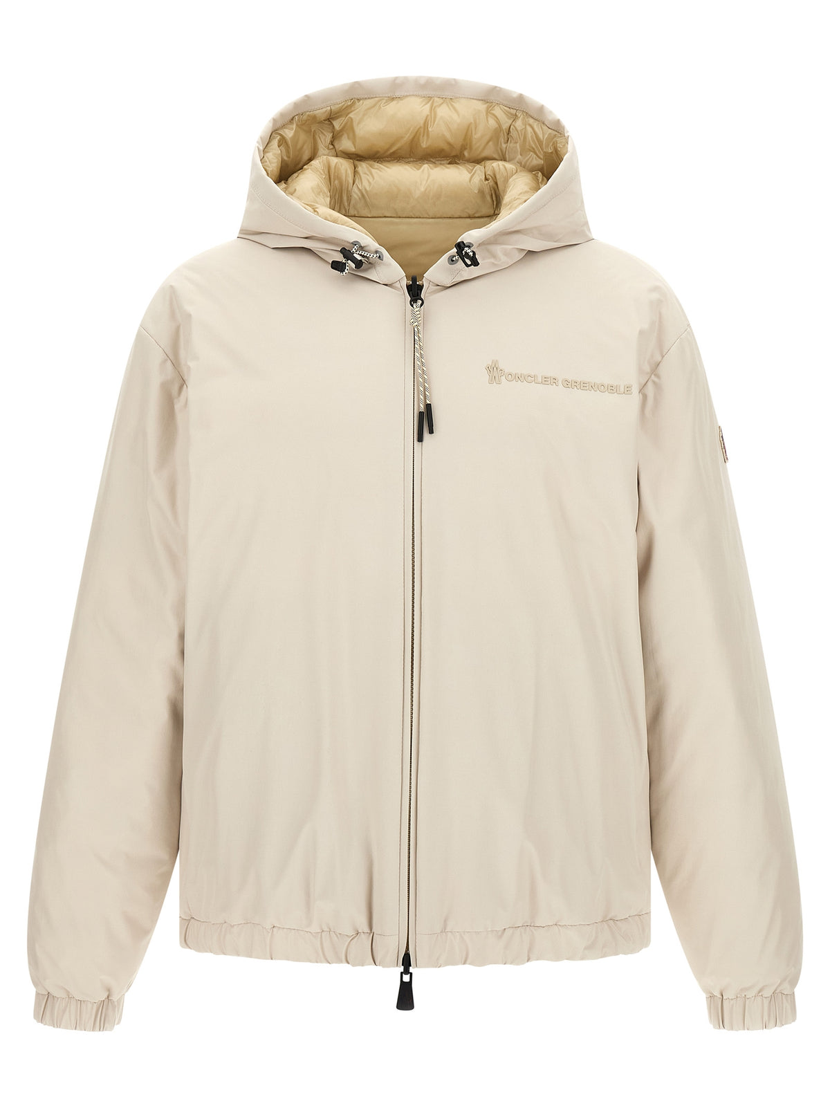 Beige Polyamide Shell Jacket