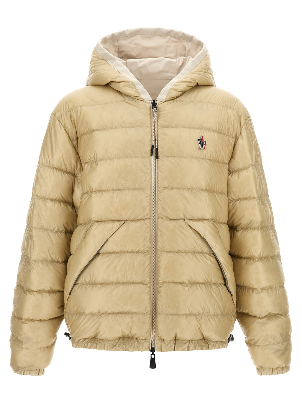 Beige Polyamide Shell Jacket