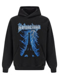 Black Cotton Sweatshirt