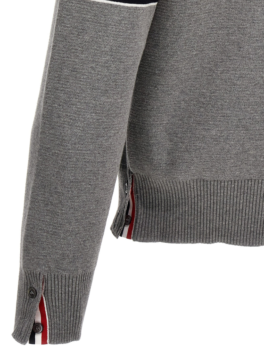 Gray Cotton Cardigan