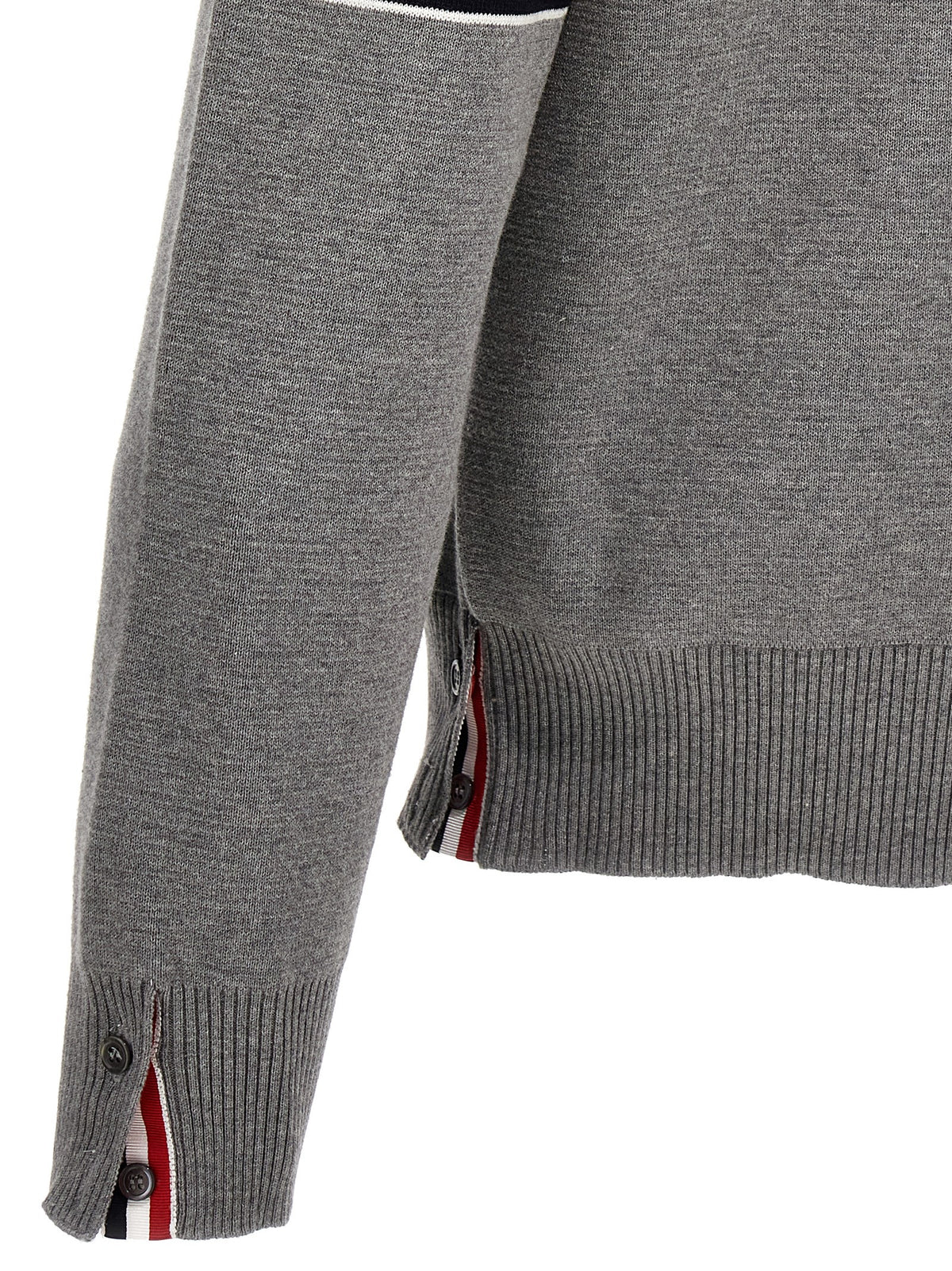 Gray Cotton Cardigan