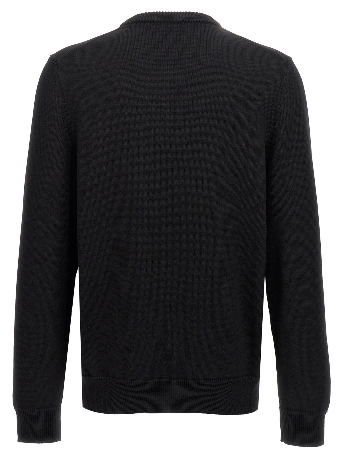Black Virgin Wool Cardigan