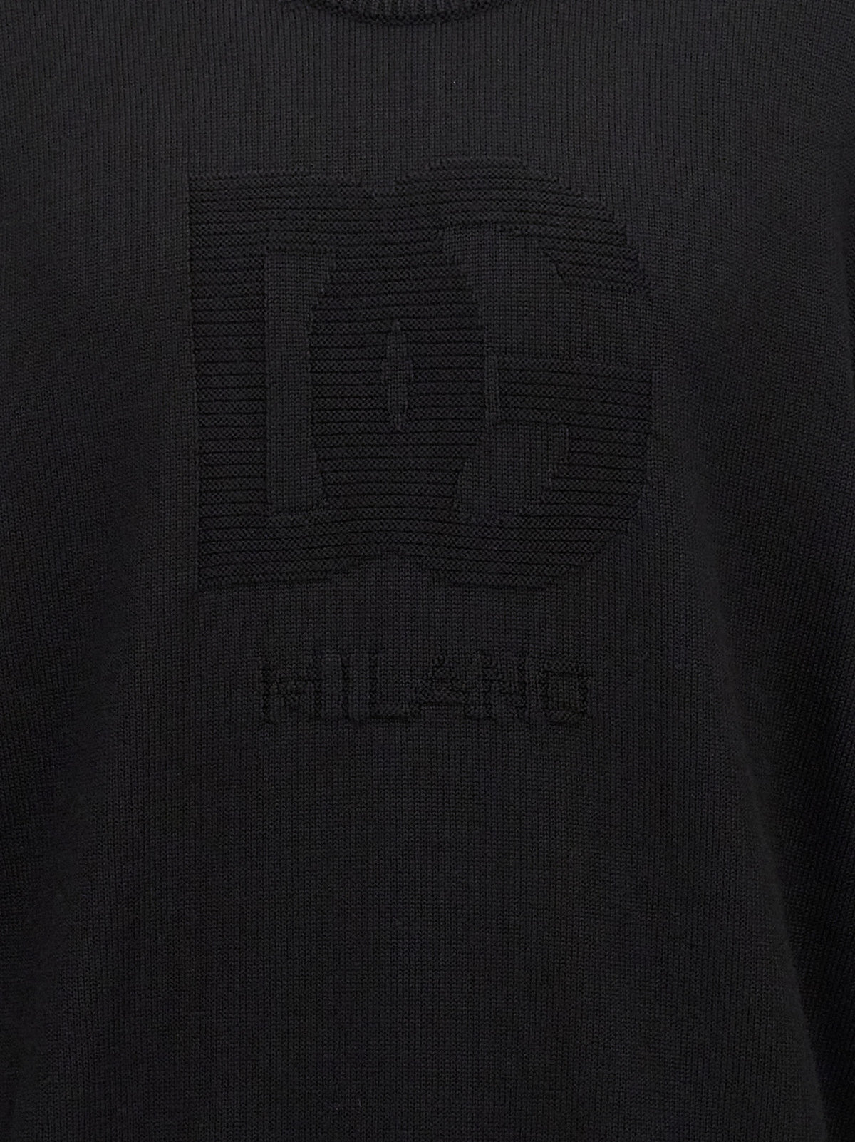 Black Virgin Wool Cardigan