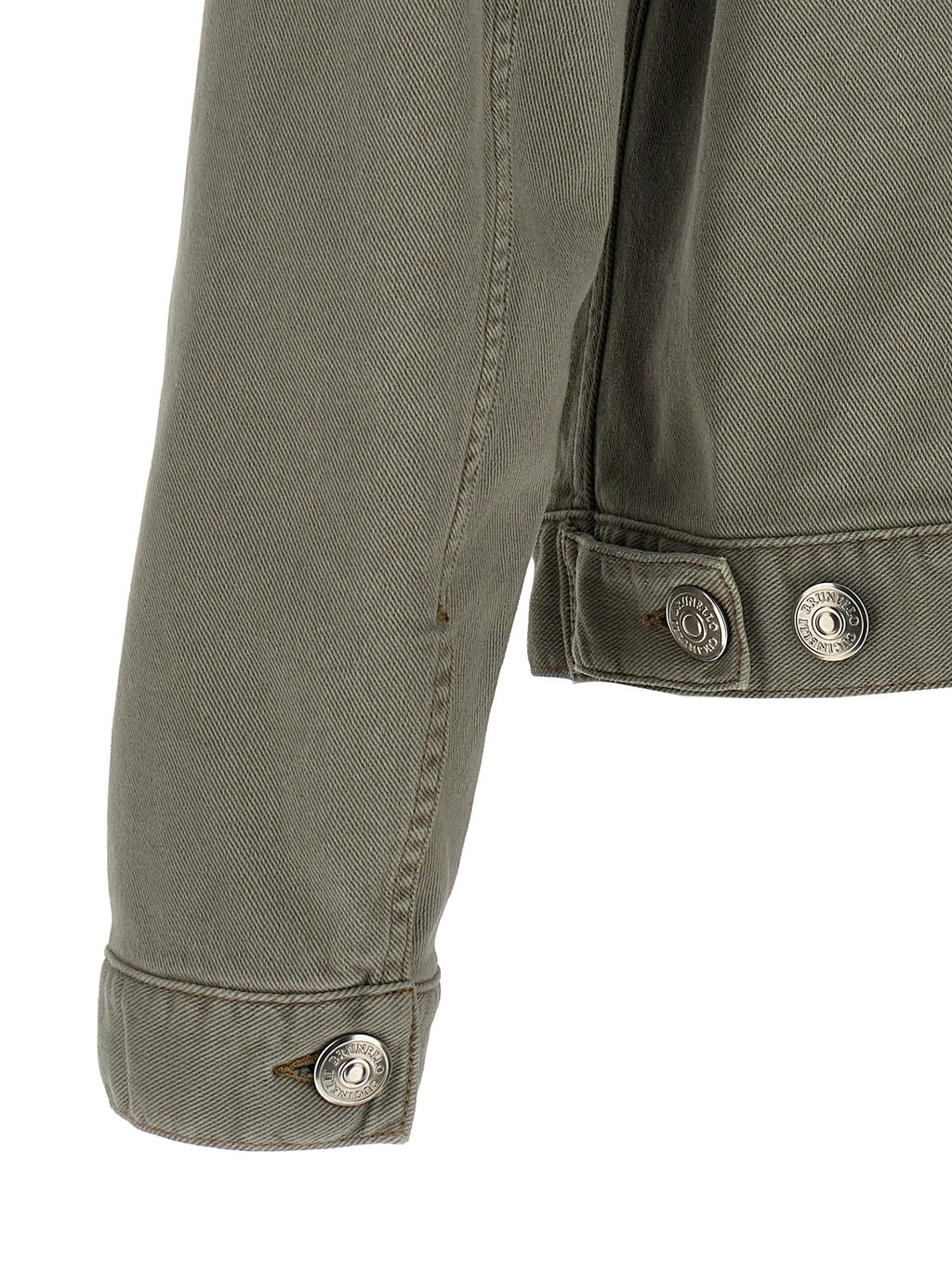 Gray Cotton Denim Jacket