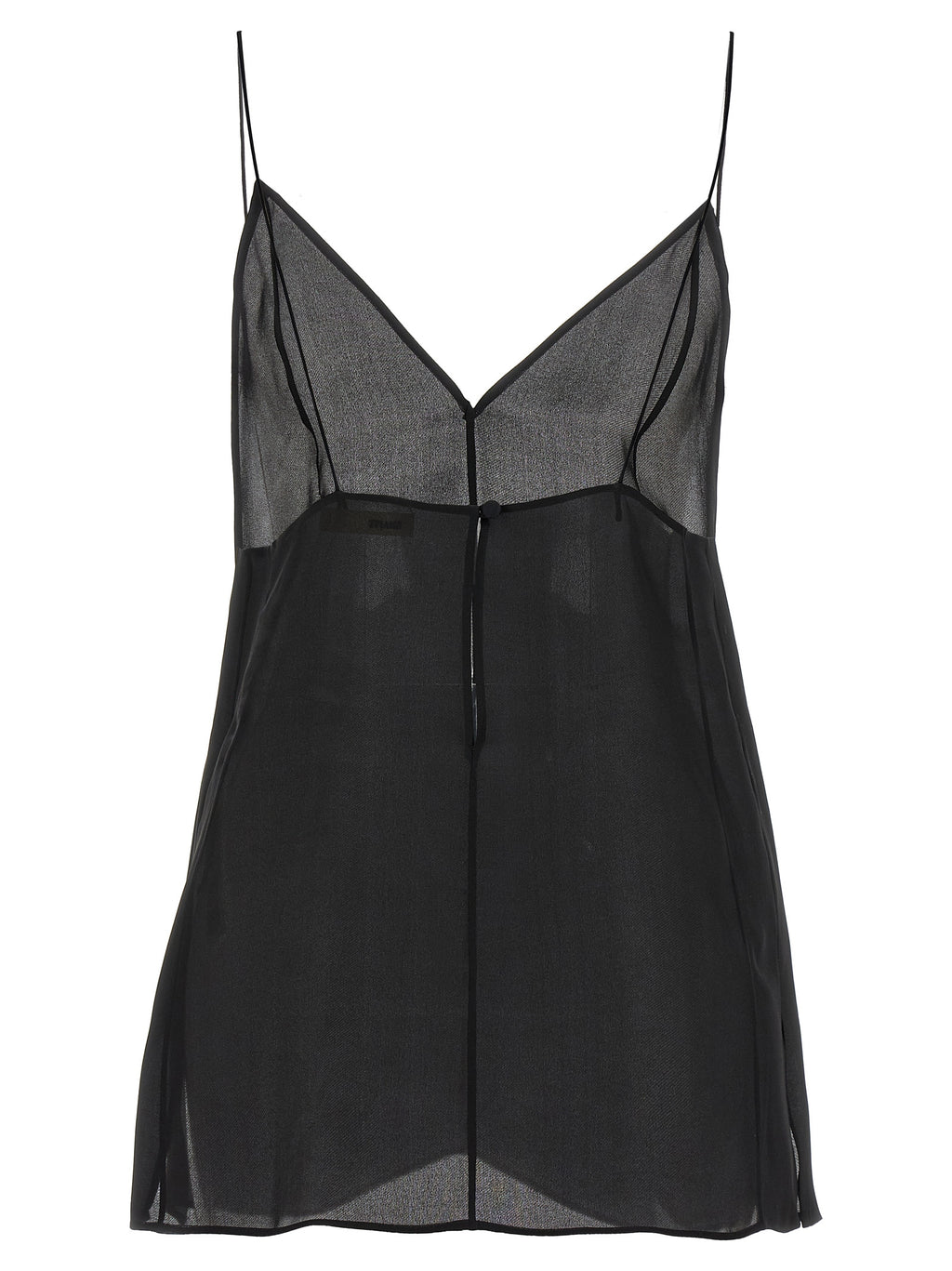 Black Silk Tank Tops