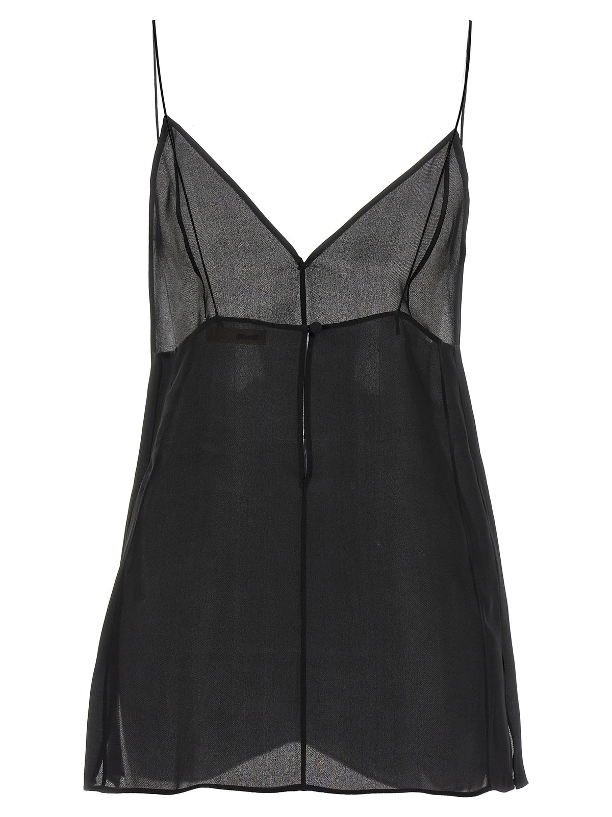 Black Silk Tank Tops