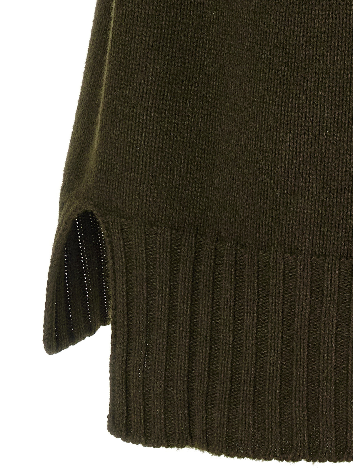 Bicolor Cashmere Cardigan