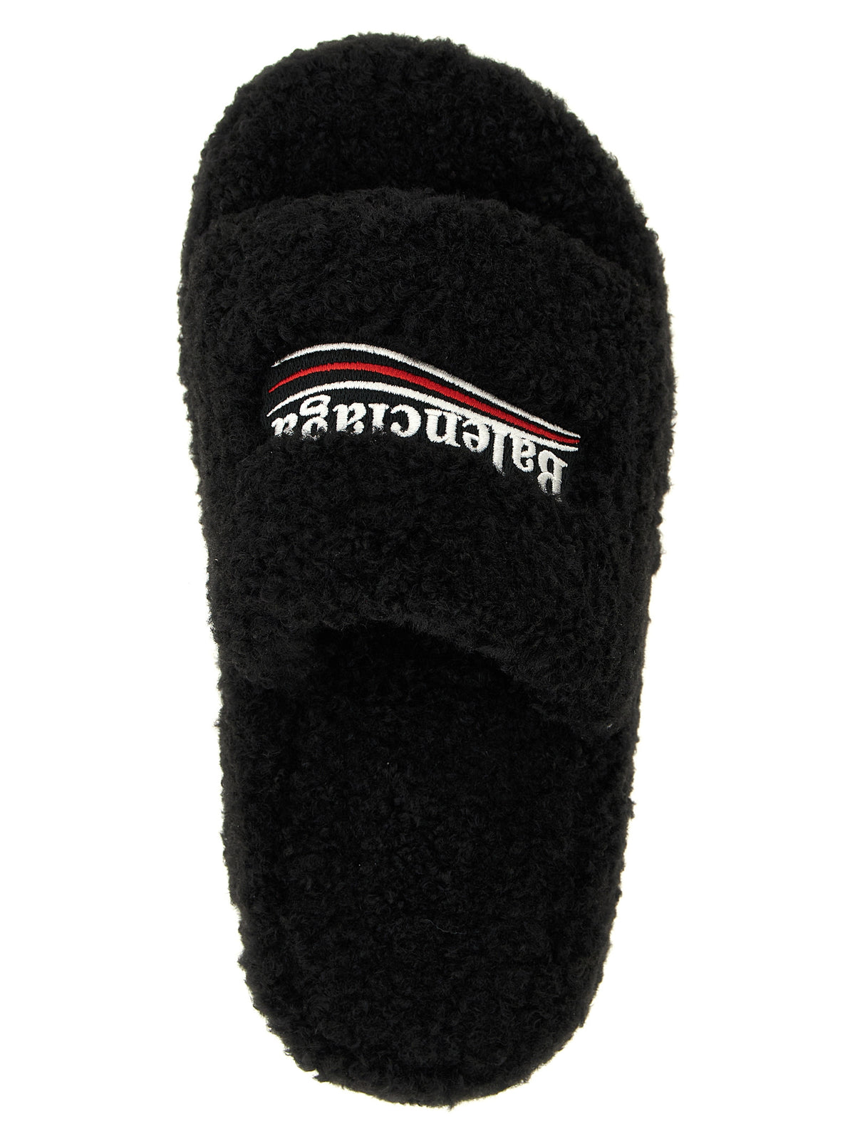 Black Polyester Slides