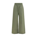 Bicolor Cotton Casual Pants