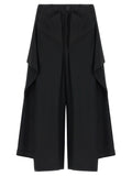 Black Wool Casual Pants
