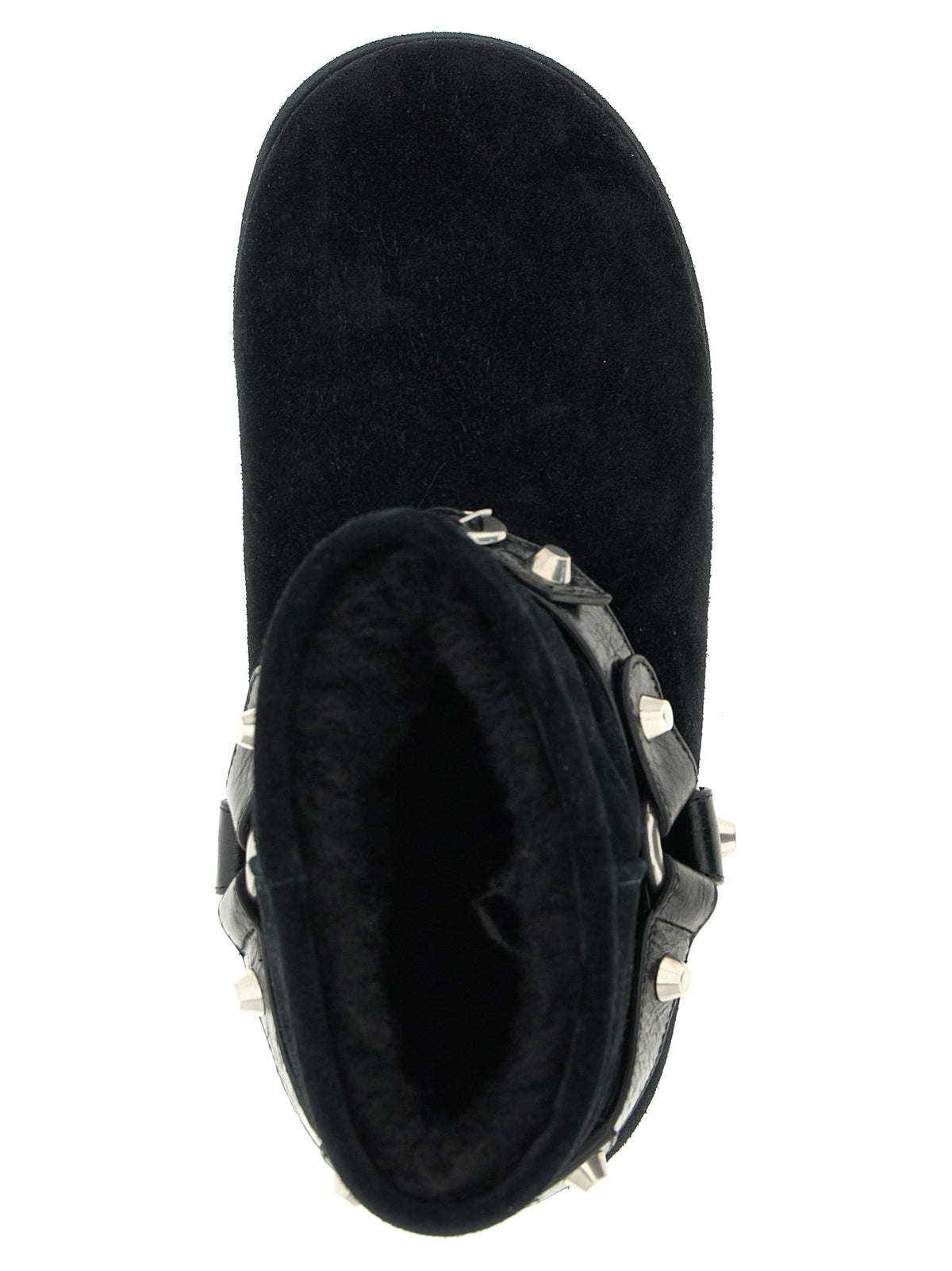 Black Calfskin Ankle Boots