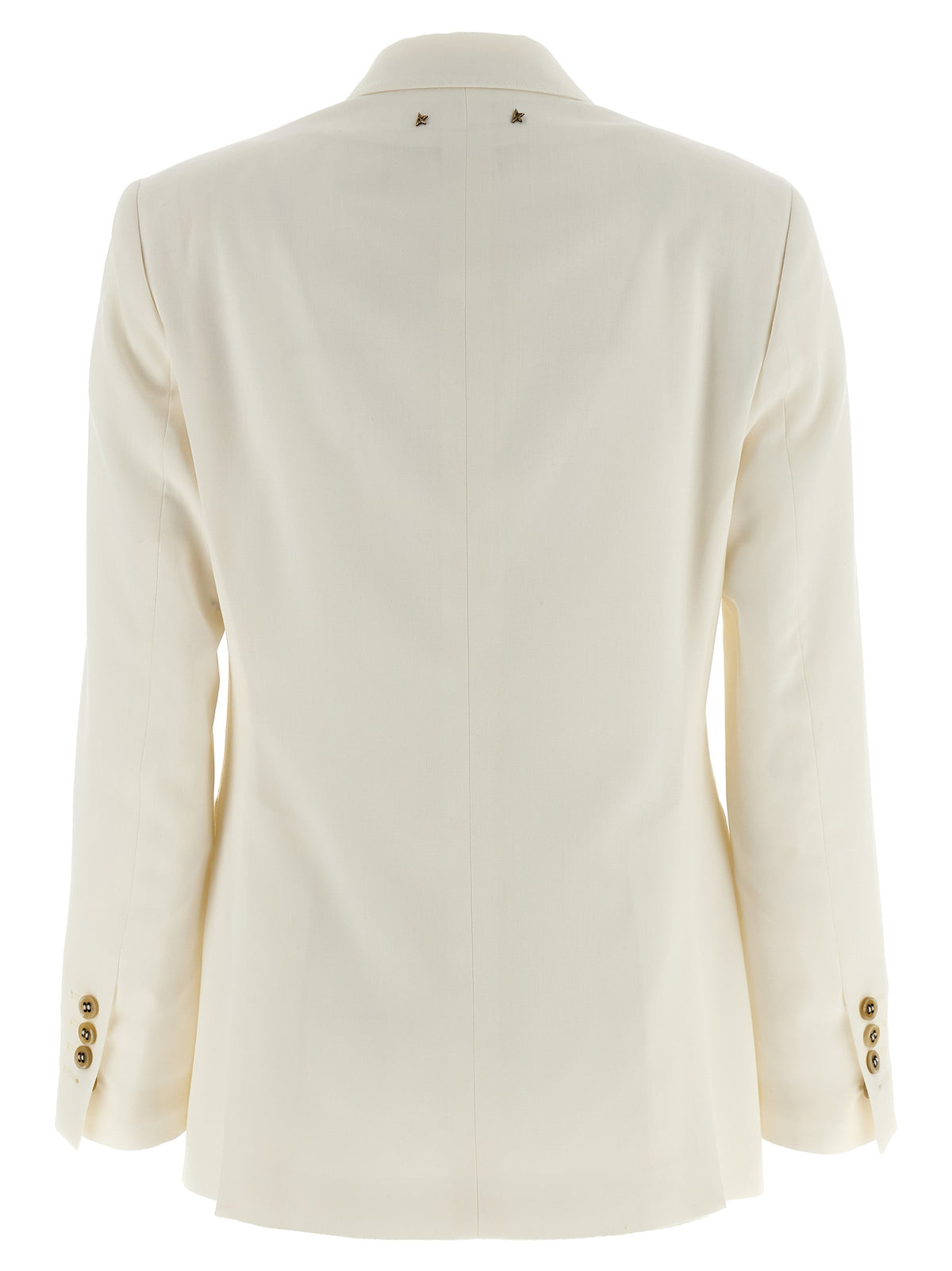 White Polyester Blazer