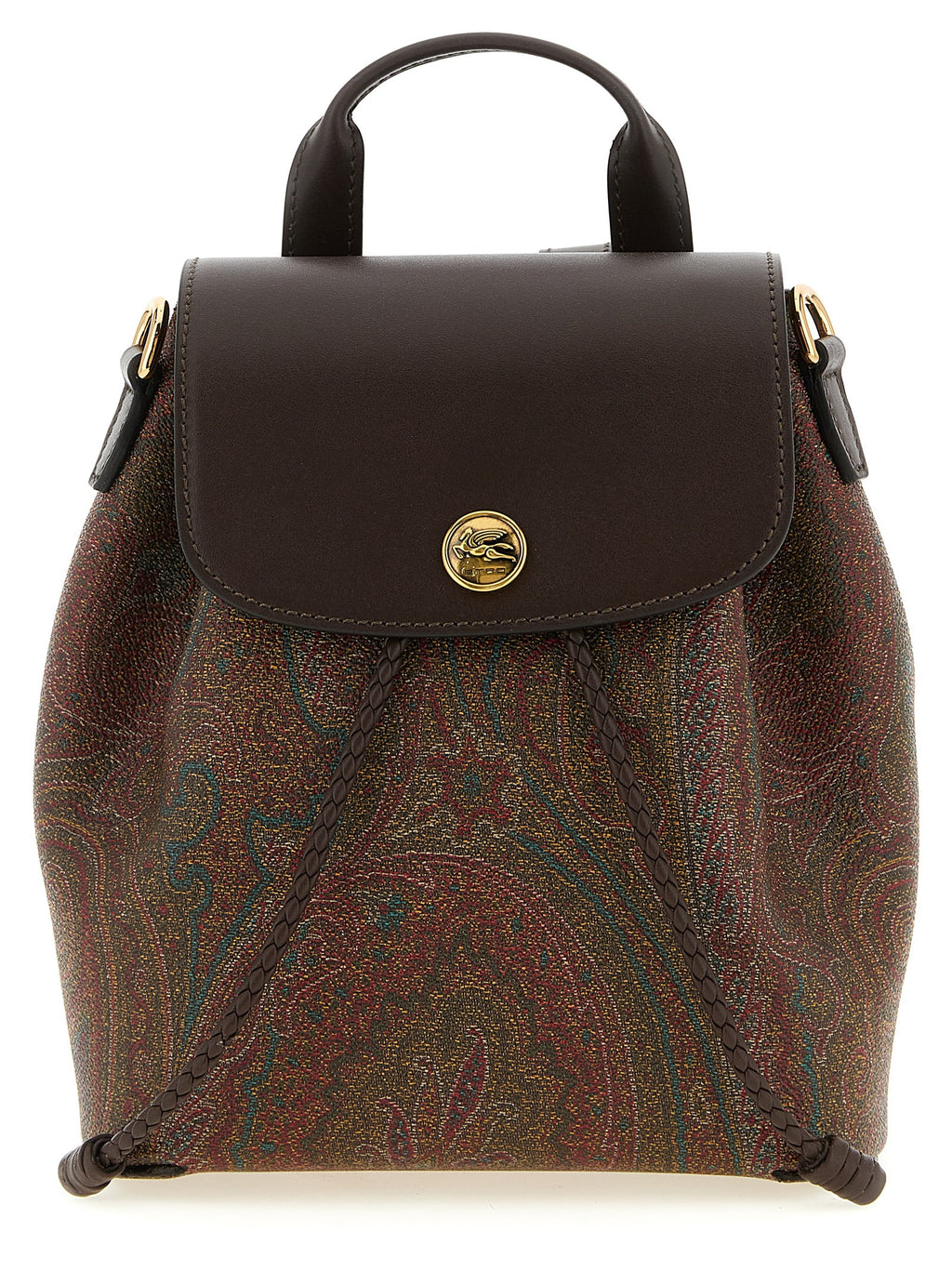 Multicolor Cotton Backpack