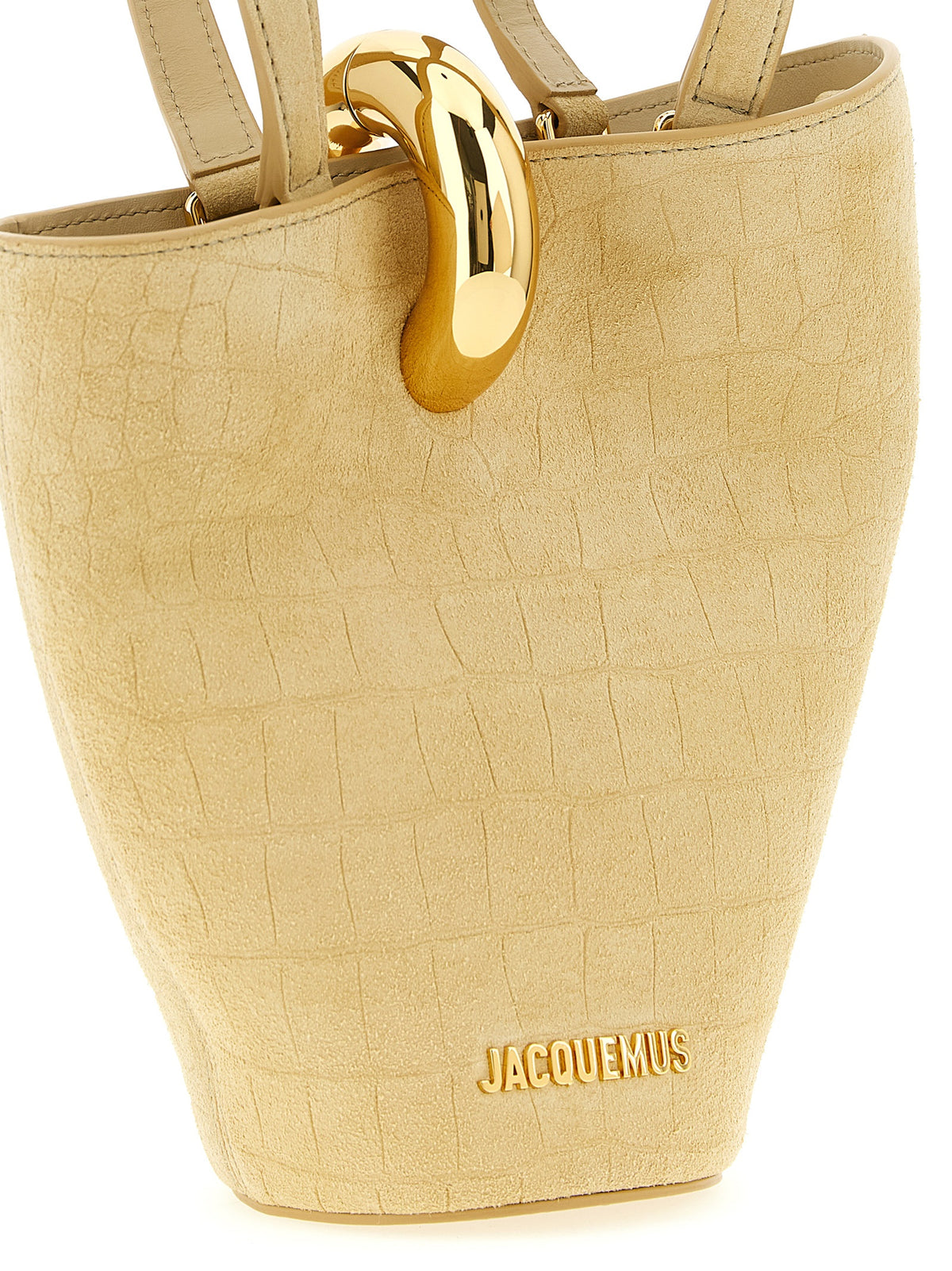 Beige Calfskin Handbag