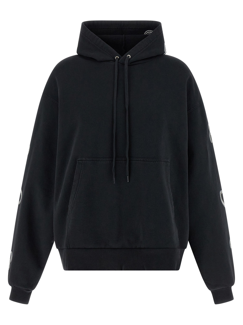 Black Cotton Hoodie