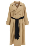 Beige Cotton Coat