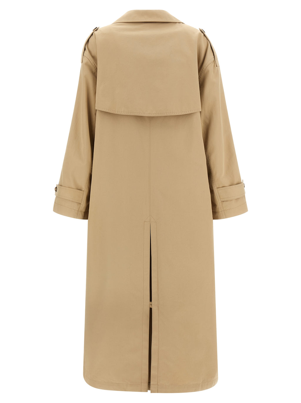 Beige Cotton Coat