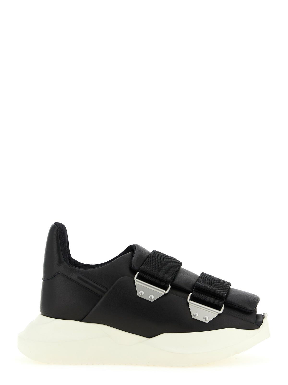 Black Calfskin Athletic Sneakers