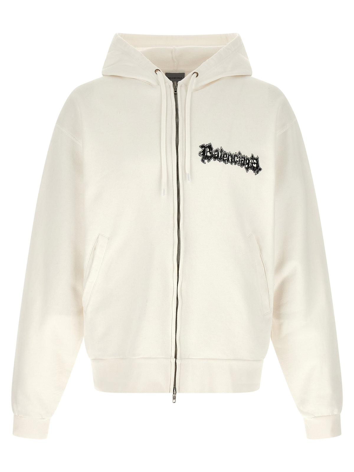 White Cotton Sweatshirt