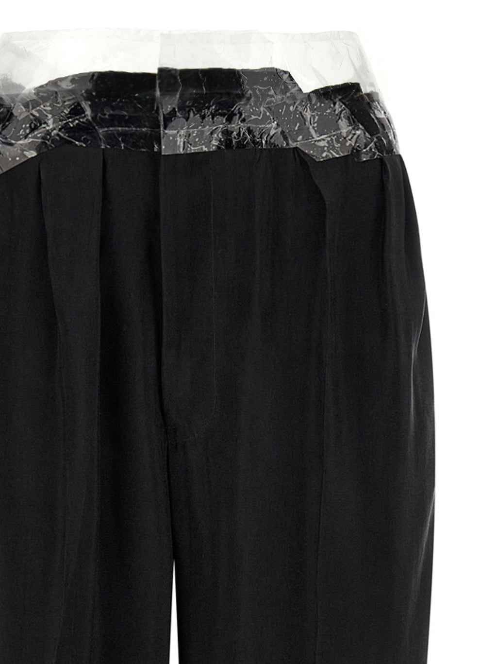 Black Copper Casual Pants