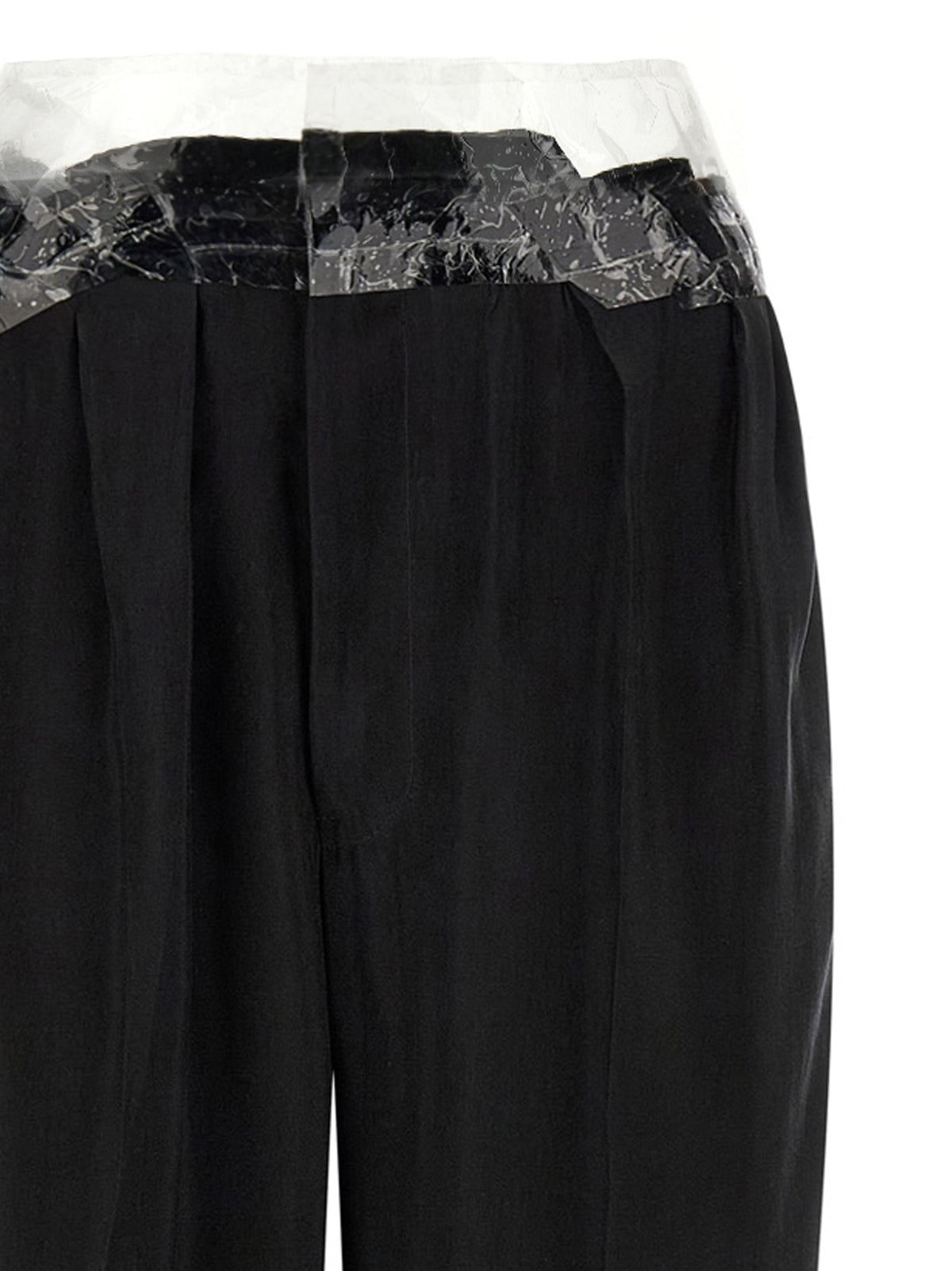 Black Copper Casual Pants