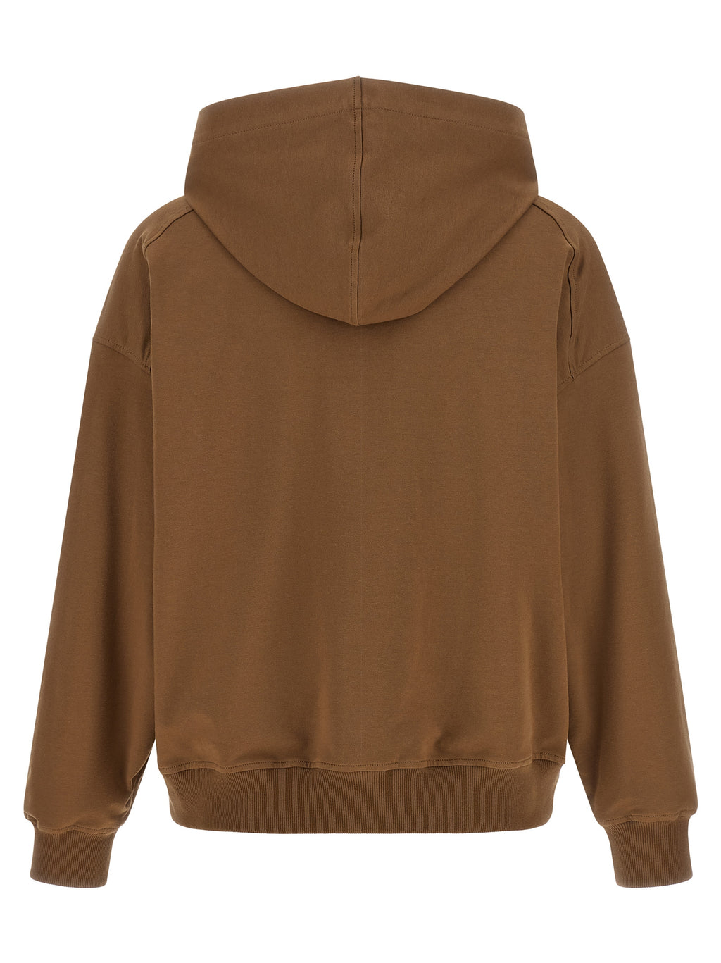 Brown Cotton Hoodie