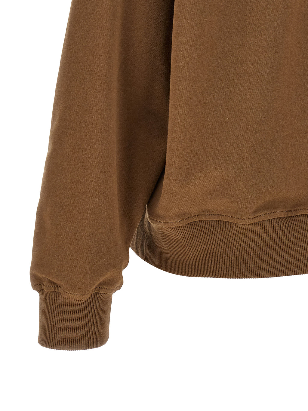 Brown Cotton Hoodie