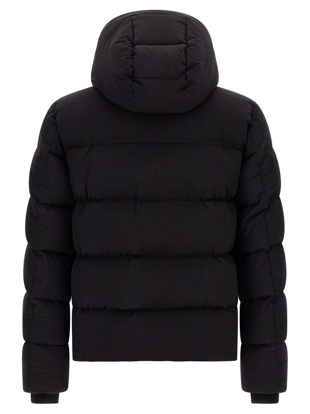 Black Wool Bomber