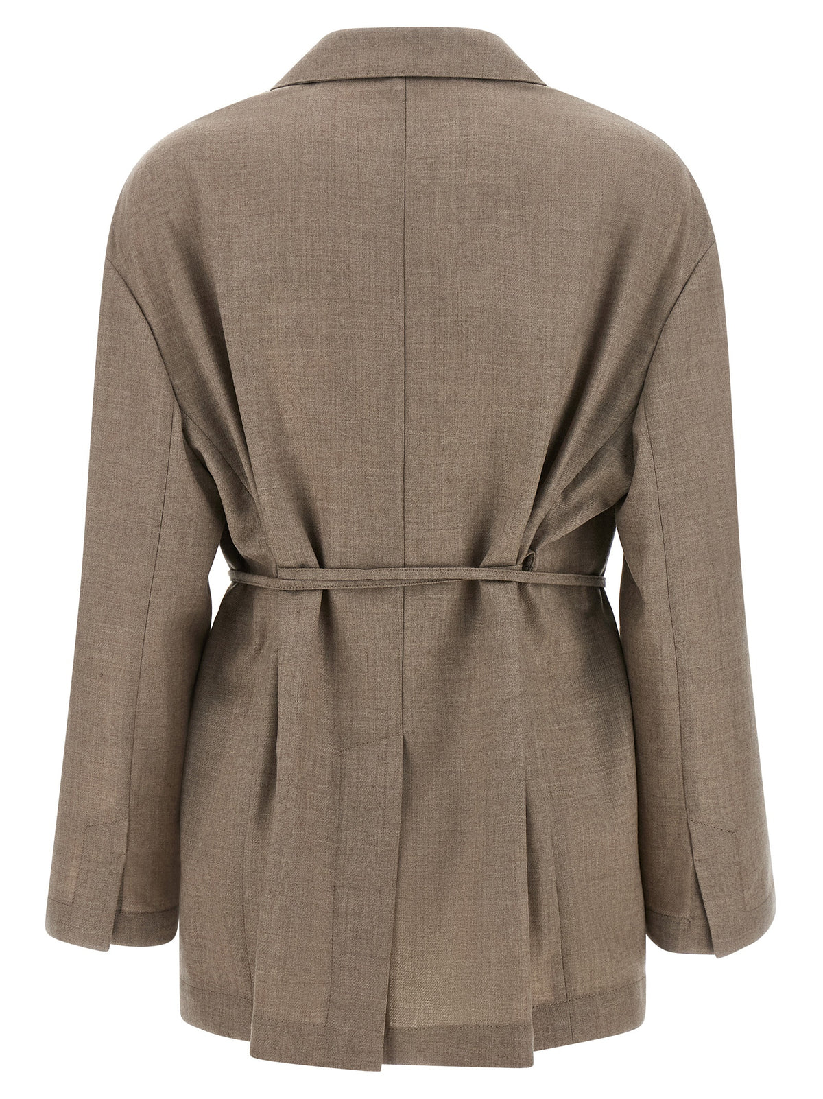 Beige Virgin Wool Blazer