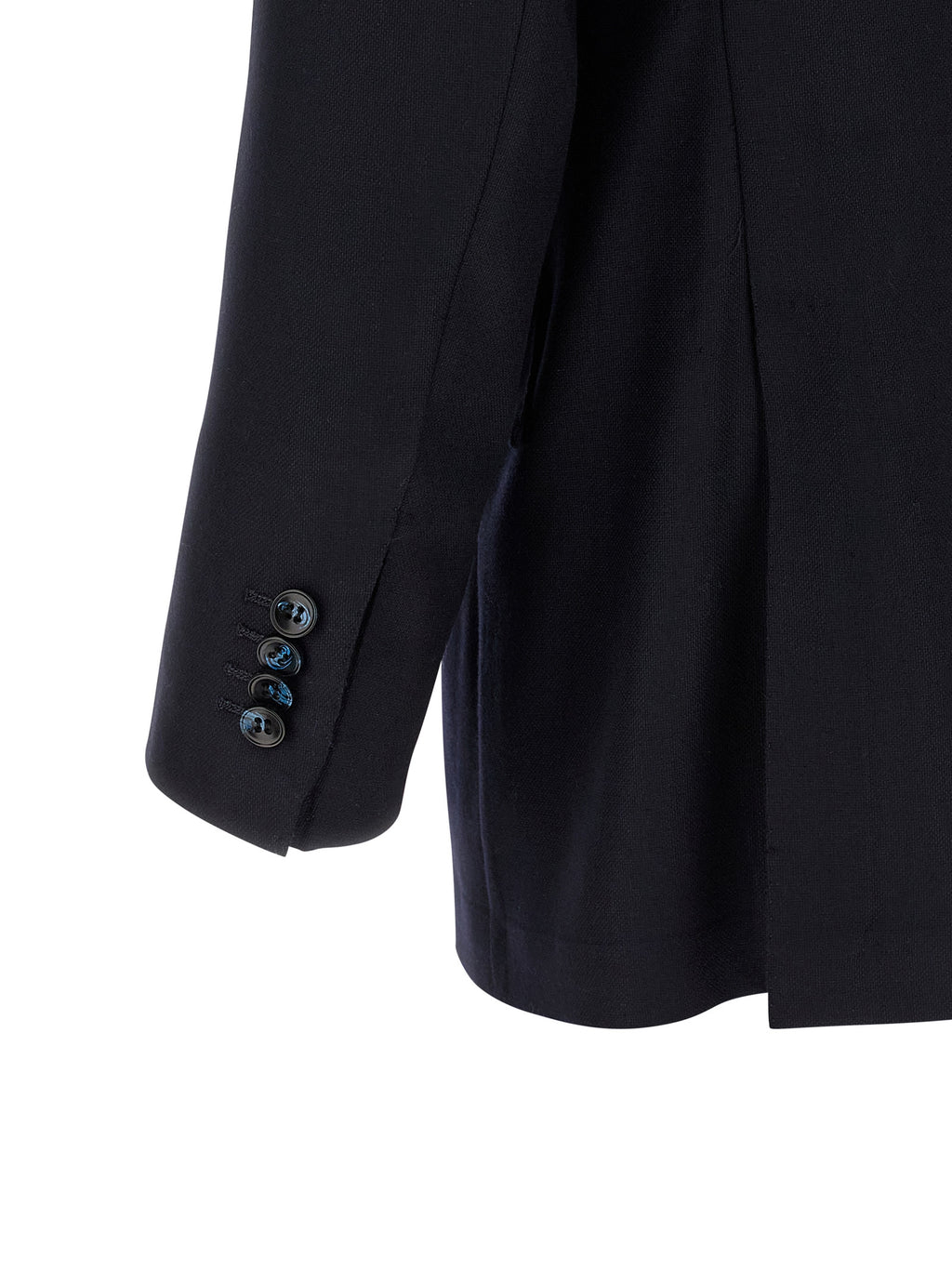 Blue Virgin Wool Two-Piece Suit